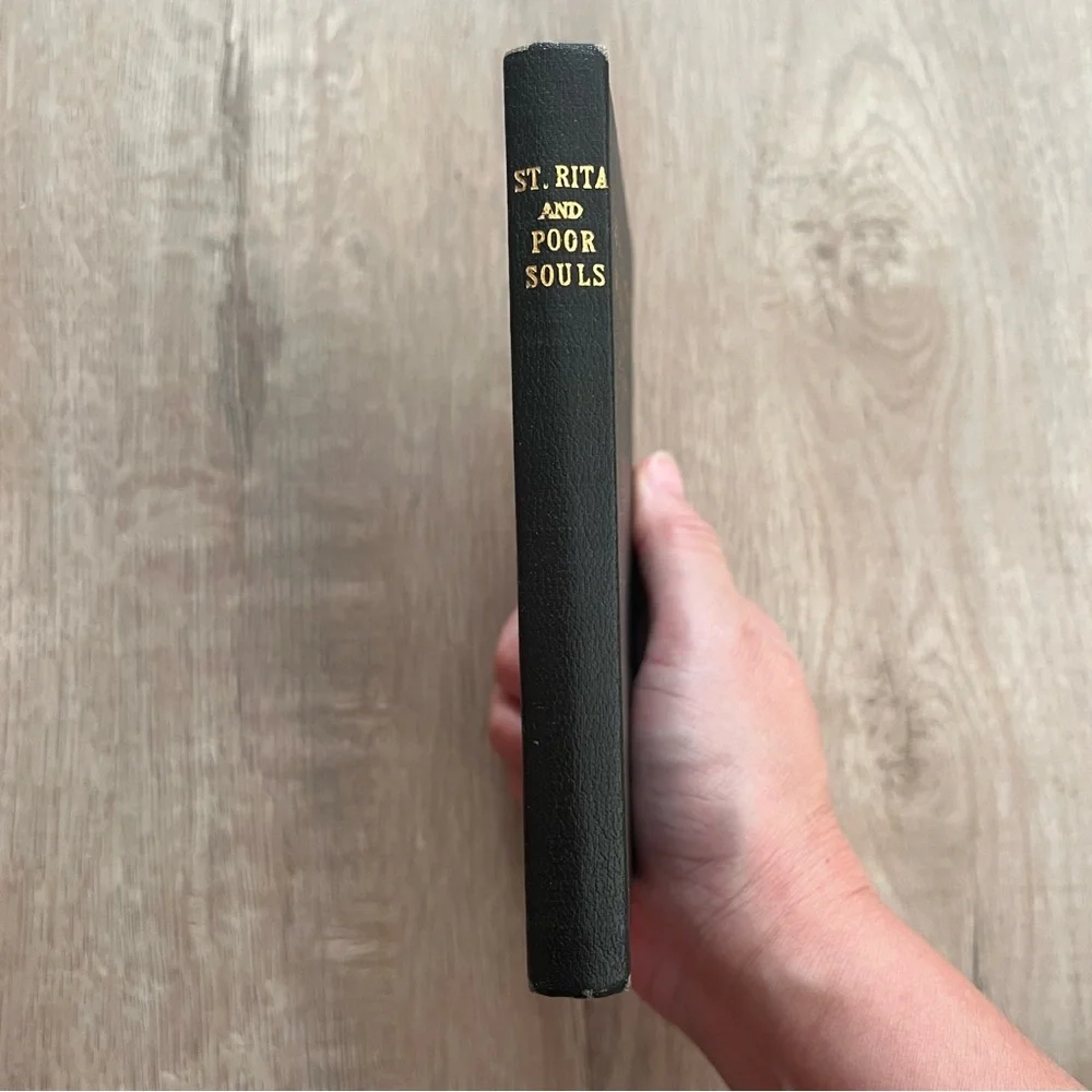 Super Rare 1919 Antique Book Devotion To St. Rita And The Poor Souls Illustrated